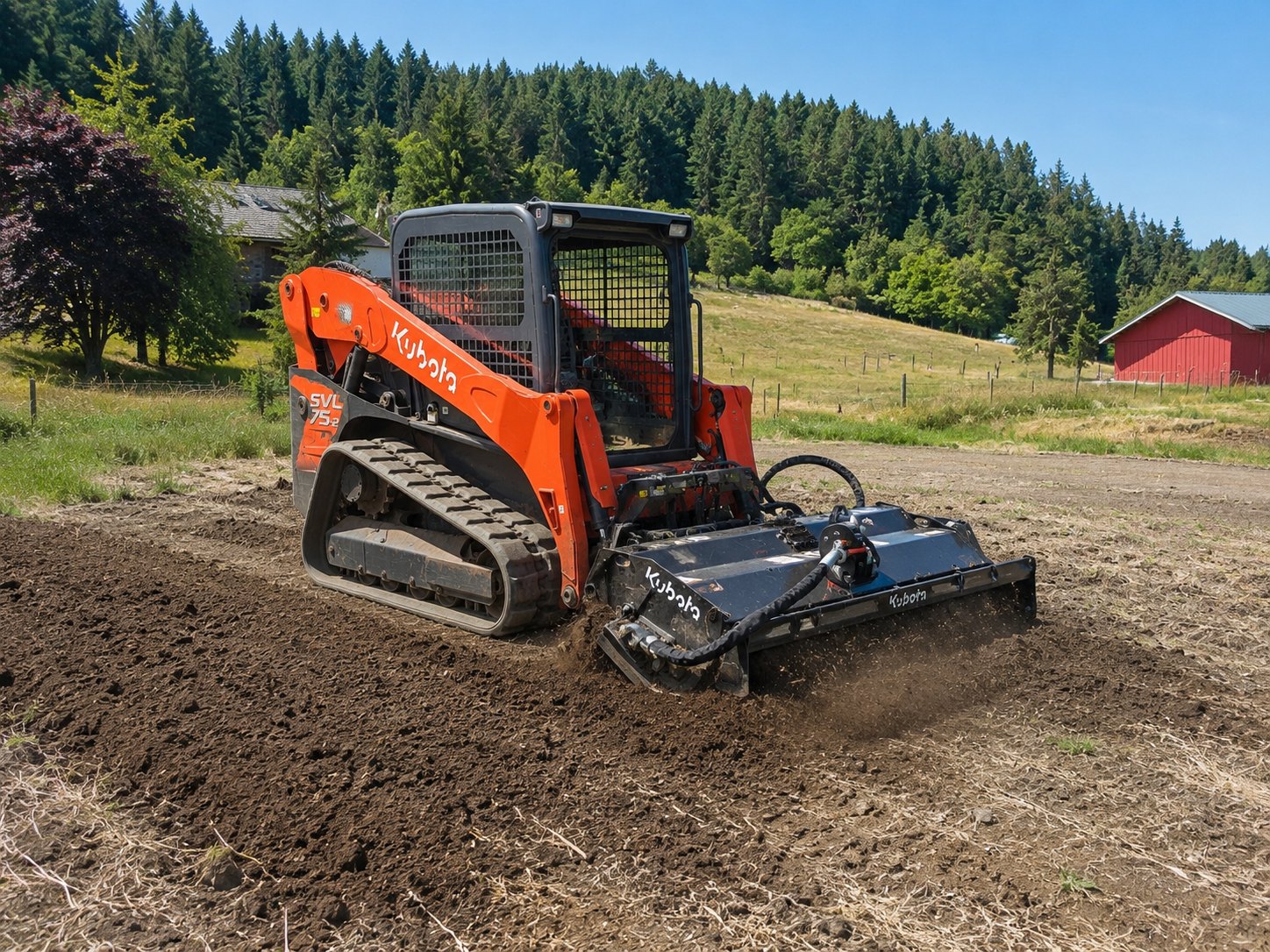 Tilling work